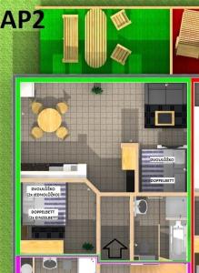 Půdorys ubytování APARTMÁNY POD SJEZDOVKOU