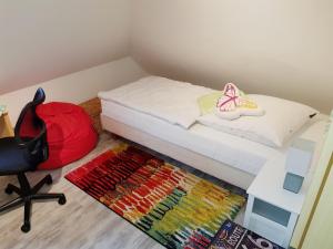 Ein Bett oder Betten in einem Zimmer der Unterkunft Ostseeblick Baabe