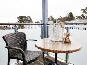 Ein Balkon oder eine Terrasse in der Unterkunft Ostseeblick Baabe