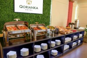Comida no hotel ou em algum lugar perto