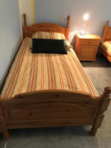 Ein Bett oder Betten in einem Zimmer der Unterkunft Wagner Ferien Apartments
