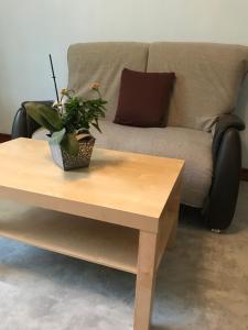 Ein Sitzbereich in der Unterkunft Wagner Ferien Apartments