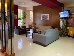 Posezení v ubytování Hotel Berga Park