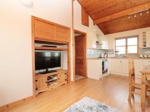 A television and/or entertainment center at Cabin, Penryn