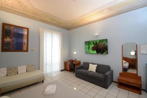 O zonă de relaxare la Soana City Rooms