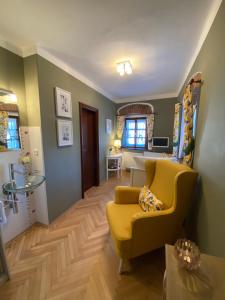 Predel za sedenje v nastanitvi Boutique Hotel Romantick
