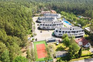 Budynek, w którym mieści się apartament