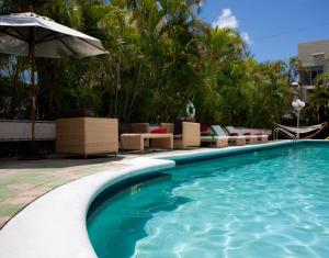 Bazén v ubytování Dorchester Hotel & Suites nebo v jeho okolí