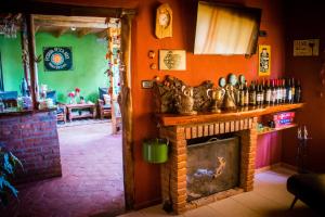 El lounge o bar de Posada Pesca Aike Patagonico