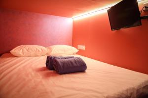 Postel nebo postele na pokoji v ubytování TBS Rest & Go Transit Motel