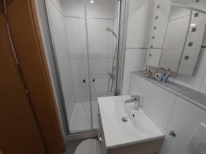 Koupelna v ubytování Appartment Vermietung Lütje