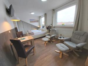 Posezení v ubytování Appartment Vermietung Lütje