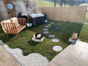 Zahrada ubytování La Maisonnette Enchantée