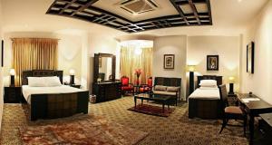 Cama ou camas em um quarto em Marian Hotel