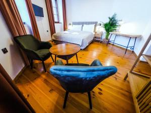 Posedenie v ubytovaní Apartamenty w Wieży
