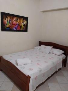 Hostal Princesa Katia客房内的一张或多张床位