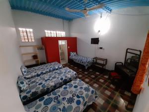 Hotel Sael 객실 침대