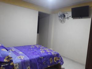 TV a/nebo společenská místnost v ubytování Alojamiento Oasis