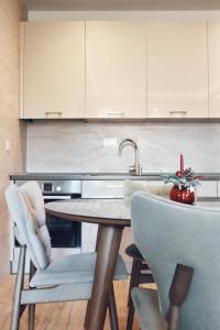 Кухня или мини-кухня в Hotel Villa Gracia
