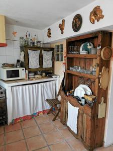 Kuchyň nebo kuchyňský kout v ubytování Hostel Argonauta