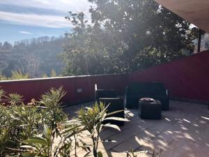 A balcony or terrace at Hotel Eremo