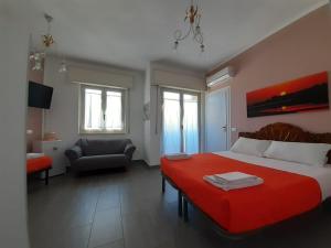 Letto o letti in una camera di Le Quattro Isole