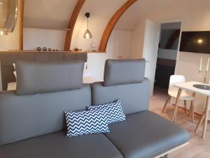 Ein Sitzbereich in der Unterkunft Sonnenresort Ettershaus