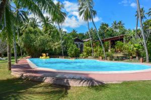Bazén v ubytování Eva Lanka Hotel - Beach & Wellness nebo v jeho okolí