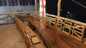 Balkón nebo terasa v ubytování Guest House Okropilauri