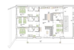 Plan piętra w obiekcie Arula GmbH