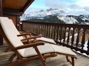 En balkon eller terrasse på Hotel Bellecote