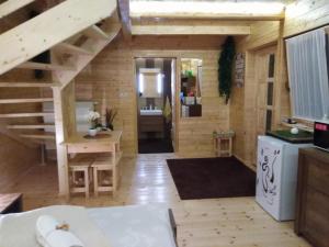 Kuchyň nebo kuchyňský kout v ubytování Bubble House - Apartmanok