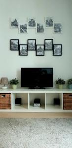 TV a/nebo společenská místnost v ubytování Leongargt Apartments
