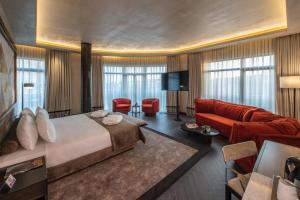 Кровать или кровати в номере Hotel Bosfora Plus