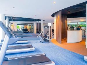 Fitnes oz. oprema za telovadbo v nastanitvi Tambuli Seaside Resort and Spa