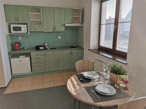 Köök või kööginurk majutusasutuses Penzion Exotic