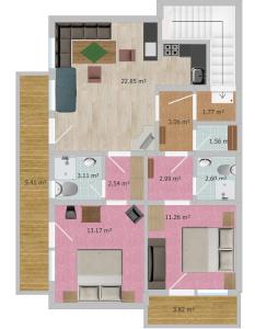 Η κουζίνα ή μικρή κουζίνα στο Appartement Mrak