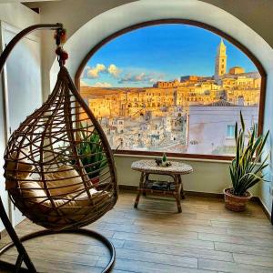 Výhľad na mesto Matera alebo výhľad na mesto priamo z dovolenkového domu