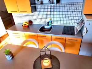 Kuchyň nebo kuchyňský kout v ubytování Tena Apartment