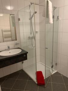 Koupelna v ubytování Ferienwohnung Marina