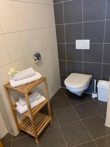 Koupelna v ubytování Ferienwohnung Marina