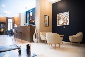 Khu vực ghế ngồi tại Hotel d'Alcantara