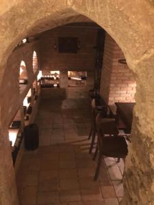 Część wypoczynkowa w obiekcie Pension Sunnseitn - Gasthof - Café - Weinkeller