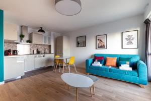 Гостиная зона в Paris - Porte d'Ivry - Modern and Cosy 2 bedroom apartment