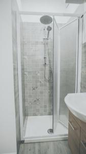 A bathroom at Cortile Oliva