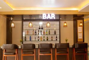 Lounge nebo bar v ubytování Hotel Silverline