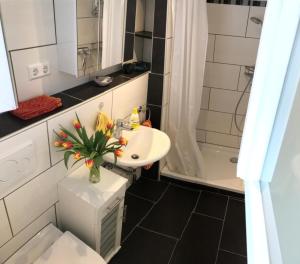 Koupelna v ubytování Ferienhaus Hedwig + 28 fotografií