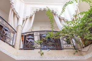 Balkón nebo terasa v ubytování Riad Hart Essoura