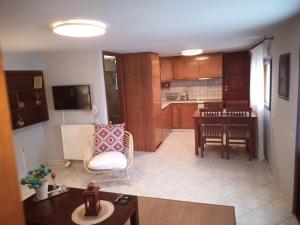 Kuchyň nebo kuchyňský kout v ubytování Plateia Apartments (Xara)