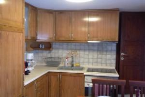 Kuchyň nebo kuchyňský kout v ubytování Plateia Apartments (Xara)
